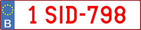 Truck License Plate